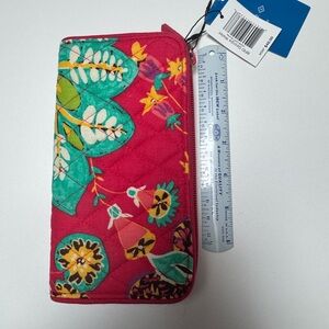 Vera Bradley RFID BLOCK Floral Quilted Wallet NWT